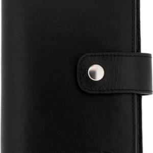 Senza Leather Wallet Slide Case Black Size Xxl