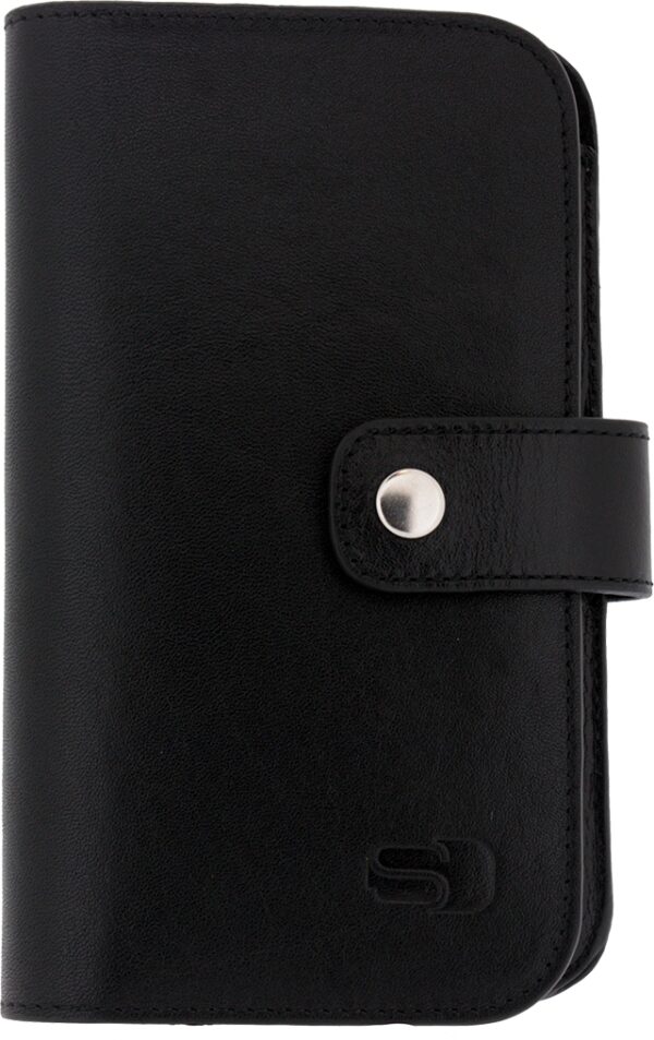 Senza Leather Wallet Slide Case Black Size Xxl