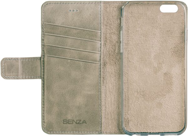 Senza Pure Leather Wallet Apple Iphone 6/6S Moss Green - Afbeelding 2