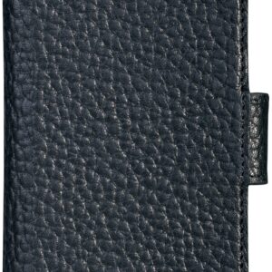 Senza Exquisite Leather Wallet Apple Iphone 5/5S/Se Intense Black