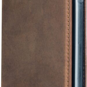 Senza Raw Leather Booklet Apple Iphone 6/6S Chestnut Brown