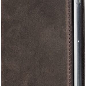 Senza Raw Leather Booklet Apple Iphone 6/6S Walnut Brown