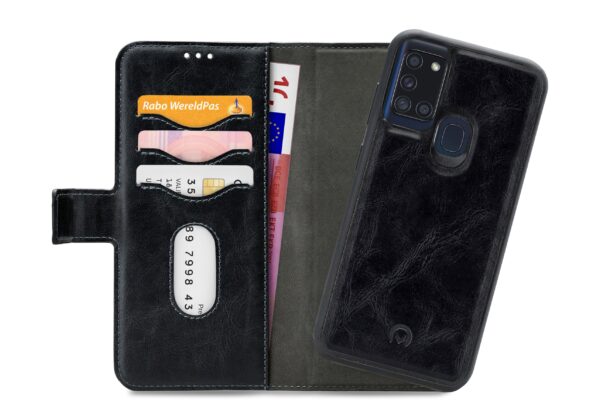 Mobilize 2In1 Gelly Wallet Case Samsung Galaxy A21S Black - Afbeelding 4