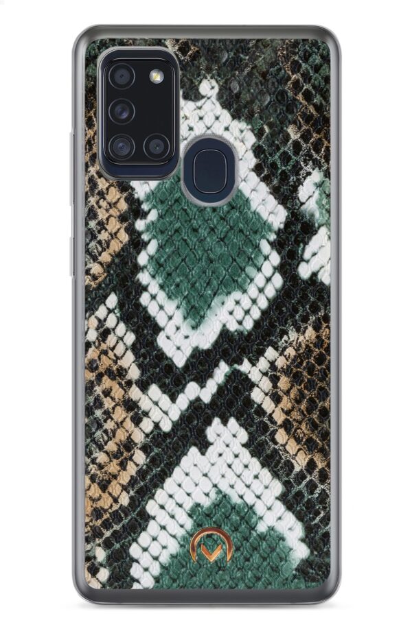 Mobilize 2In1 Gelly Velvet Clutch For Samsung Galaxy A21S Green Snake - Afbeelding 6
