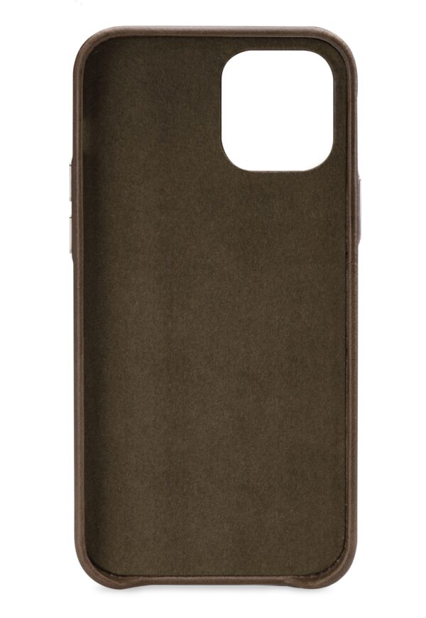 Senza Desire Leather Cover With Card Slot Apple Iphone 12 Mini Burned Olive - Afbeelding 2