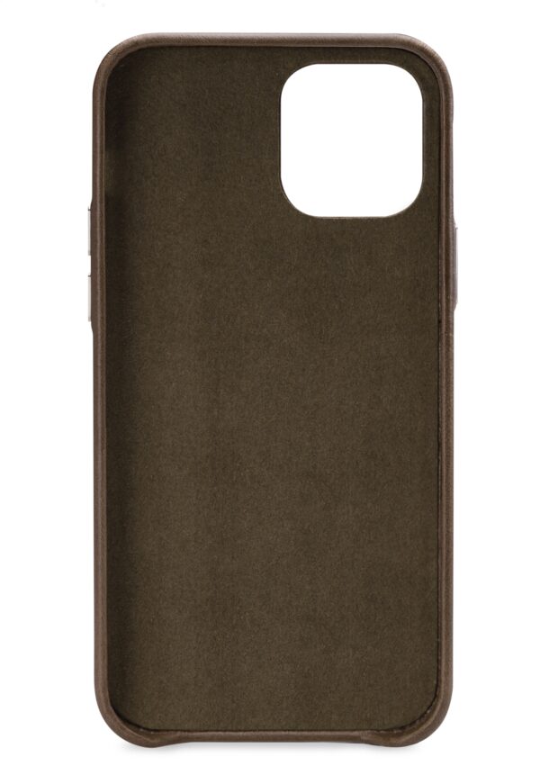 Senza Desire Leather Cover With Card Slot Apple Iphone 12/12 Pro Burned Olive - Afbeelding 2