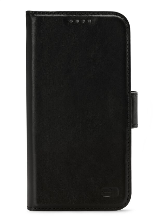 Senza Pure Leather Wallet Apple Iphone 12 Mini Deep Black