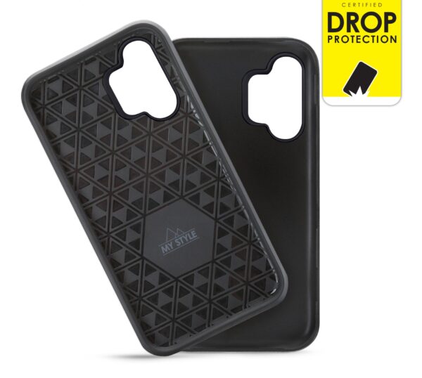My Style Tough Case For Samsung Galaxy A32 5G Black - Afbeelding 2