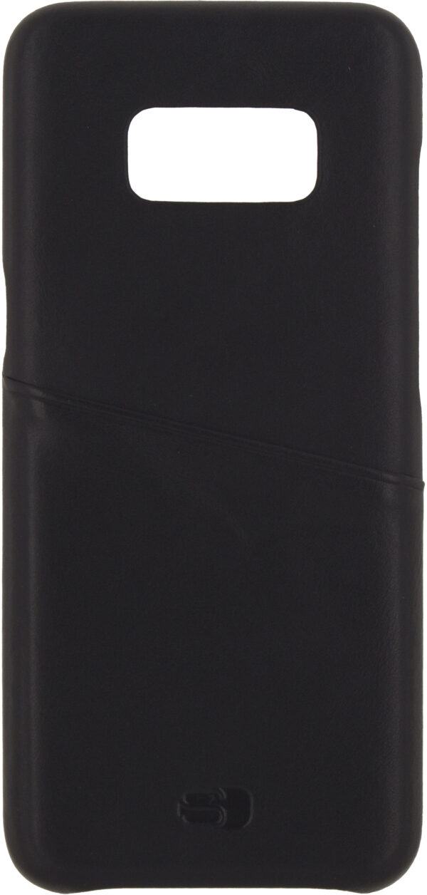 Senza Pure Leather Cover With Card Slot Samsung Galaxy S8 Deep Black