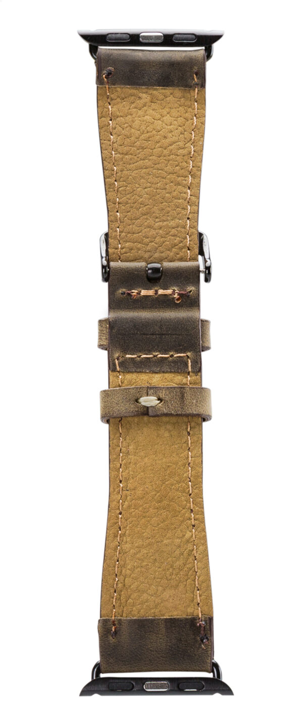 Senza Raw Leather Strap Apple Watch 38Mm Chestnut Brown - Afbeelding 3