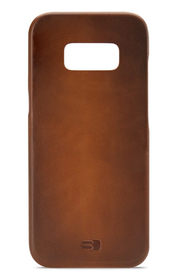 Senza Desire Leather Cover Samsung Galaxy S8+ Burned Cognac