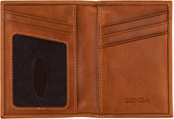 Senza Desire Leather Card Holder Burned Cognac - Afbeelding 3