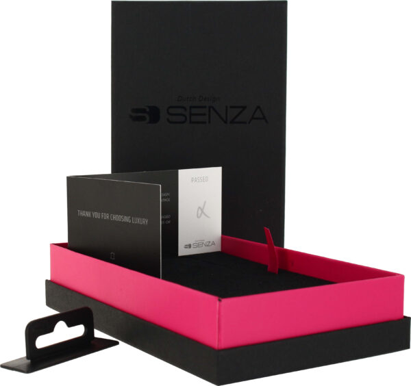 Senza Desire Leather Card Holder Burned Cognac - Afbeelding 5