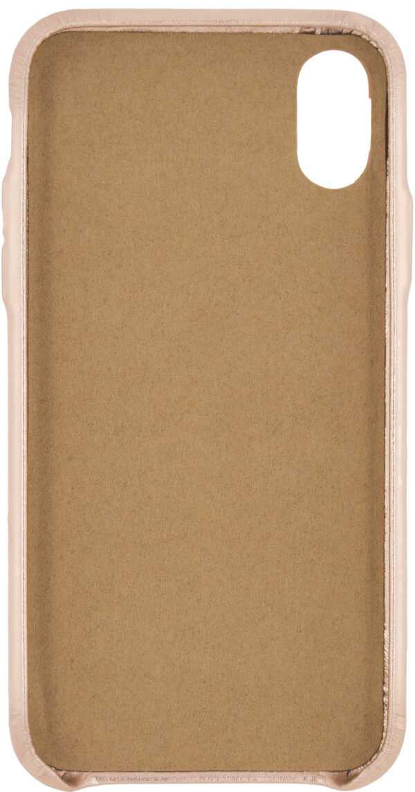Senza Glam Leather Cover Apple Iphone X/Xs Metallic Rosé - Afbeelding 2