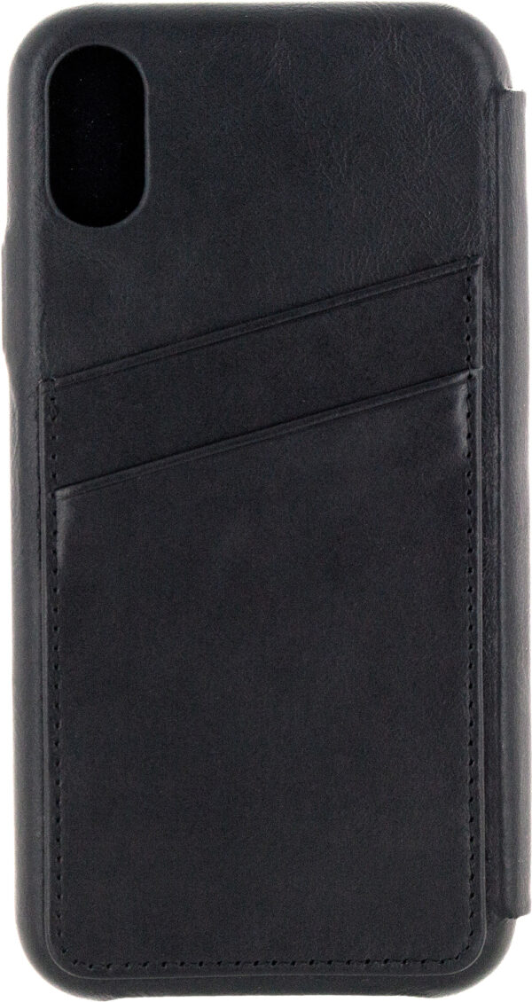 Senza Pure Skinny Leather Wallet Apple Iphone X/Xs Black - Afbeelding 2