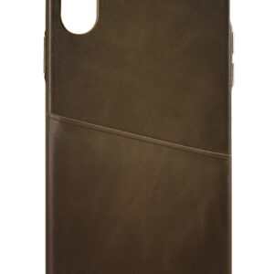 Senza Desire Leather Cover With Card Slot Apple Iphone X/Xs Burned Olive