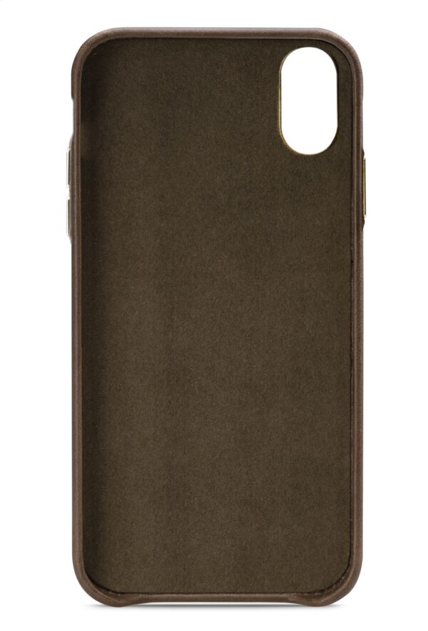 Senza Desire Leather Cover With Card Slot Apple Iphone X/Xs Burned Olive - Afbeelding 2