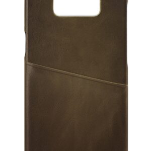 Senza Desire Leather Cover With Card Slot Samsung Galaxy S8 Burned Olive