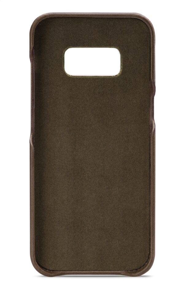 Senza Desire Leather Cover With Card Slot Samsung Galaxy S8 Burned Olive - Afbeelding 2
