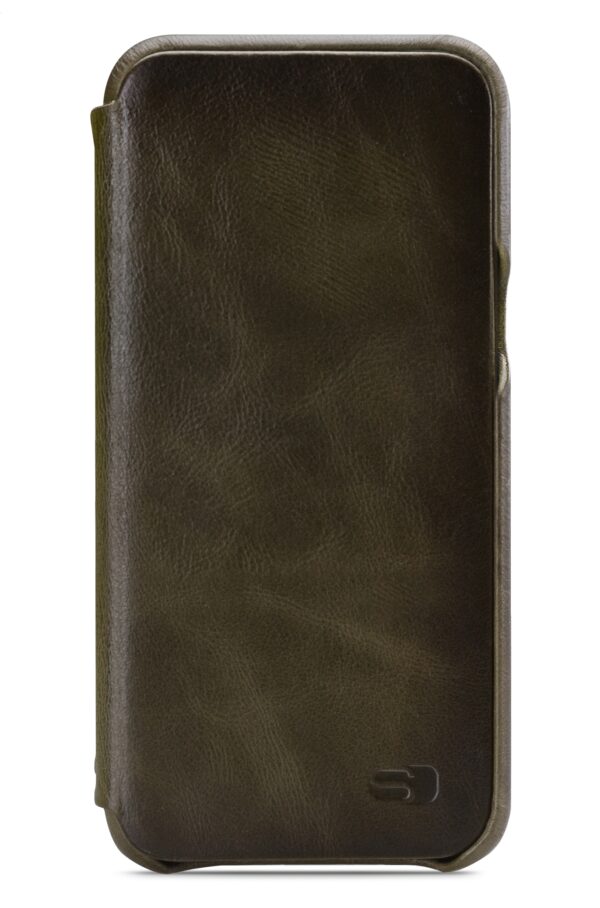 Senza Desire Skinny Leather Wallet Samsung Galaxy S8 Burned Olive