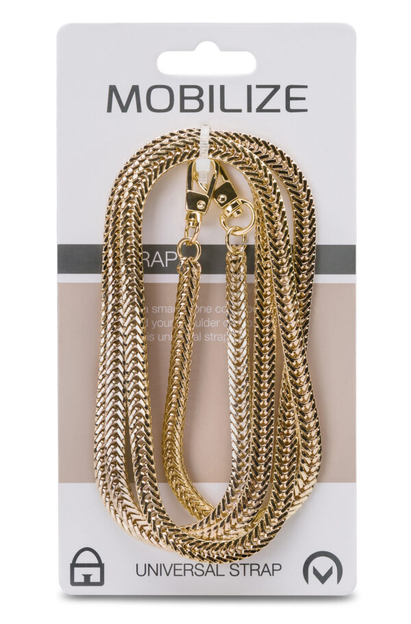 Mobilize Metal Shoulder Strap Bright Gold - Afbeelding 5