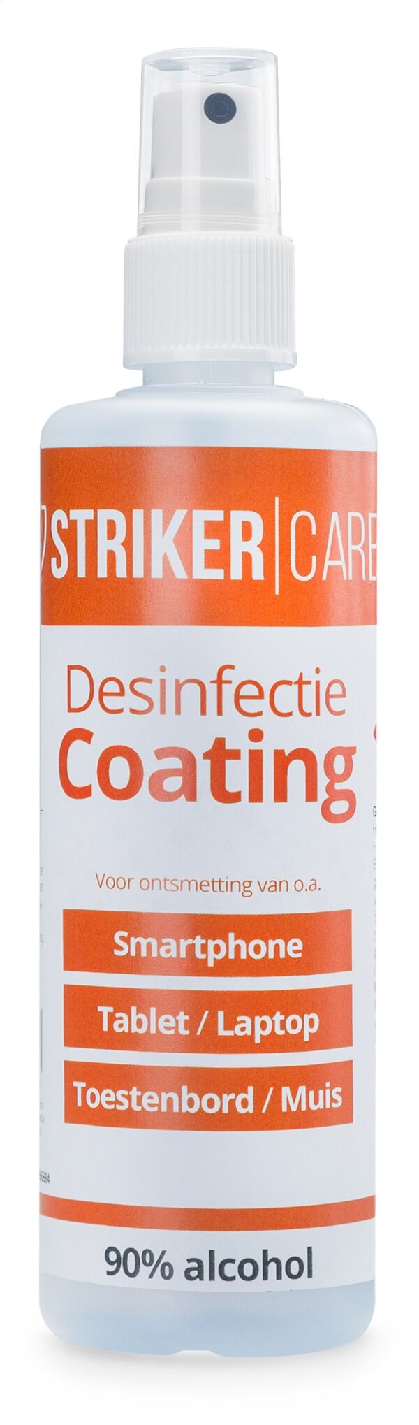 Striker Coating Desinfectie Coating Voor O.a. Smartphone, Tablet, Laptop, Toetsenbord 125Ml (>90Pct Alcohol)