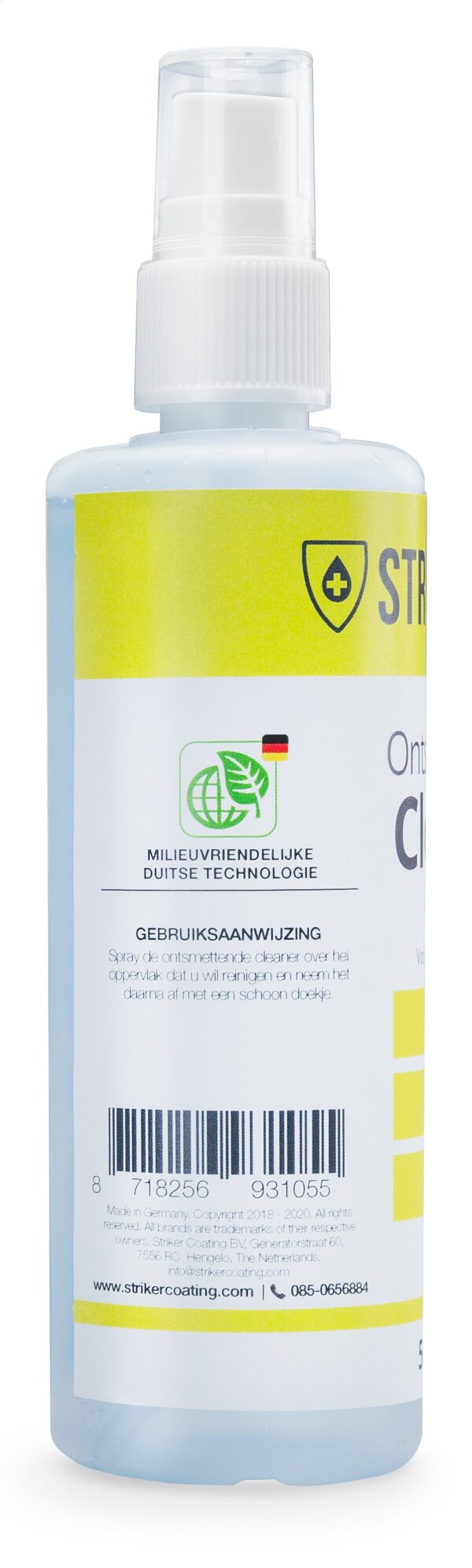 Striker Coating Ontsmettende Cleaner 125Ml (<50Pct Alcohol) - Afbeelding 2