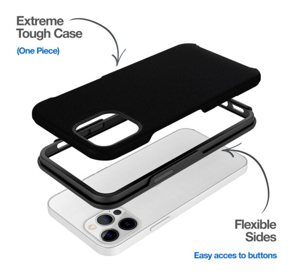 Mobilize Extreme Tough Case Apple Iphone 11/Xr Black - Afbeelding 2