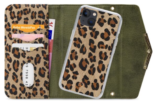 Mobilize 2In1 Gelly Clutch For Apple Iphone 13 Mini Green Leopard - Afbeelding 4