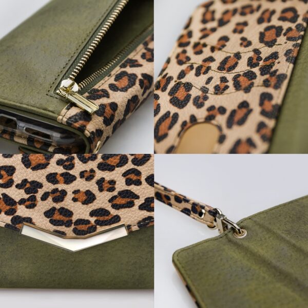 Mobilize 2In1 Gelly Clutch For Apple Iphone 13 Pro Green Leopard - Afbeelding 7