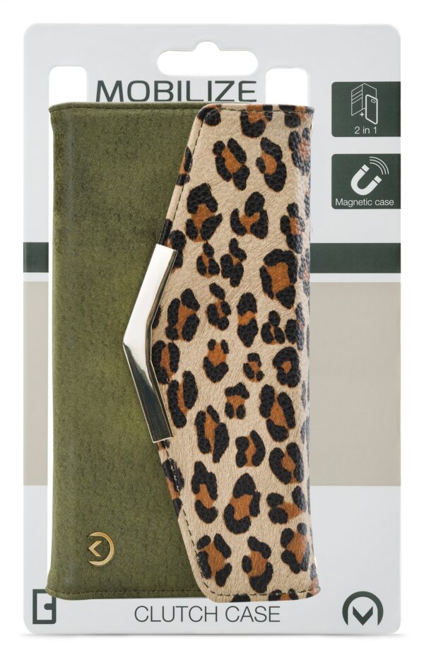Mobilize 2In1 Gelly Clutch For Apple Iphone 13 Pro Green Leopard - Afbeelding 8
