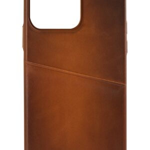 Senza Desire Leather Cover With Card Slot Apple Iphone 13 Pro Burned Cognac