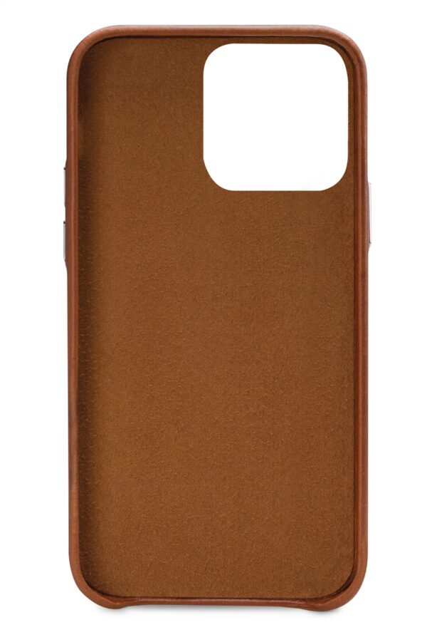 Senza Desire Leather Cover With Card Slot Apple Iphone 13 Pro Burned Cognac - Afbeelding 2