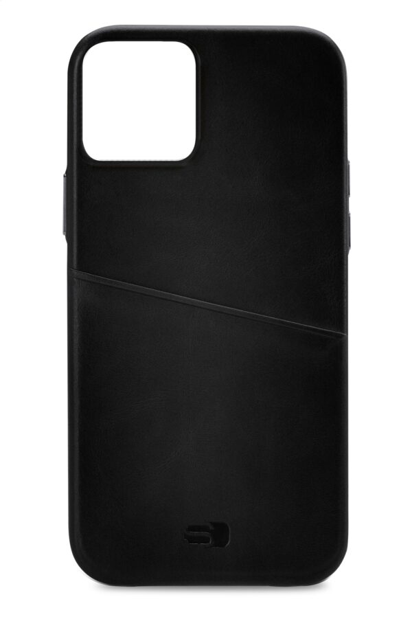 Senza Pure Leather Cover With Card Slot Apple Iphone 13 Deep Black