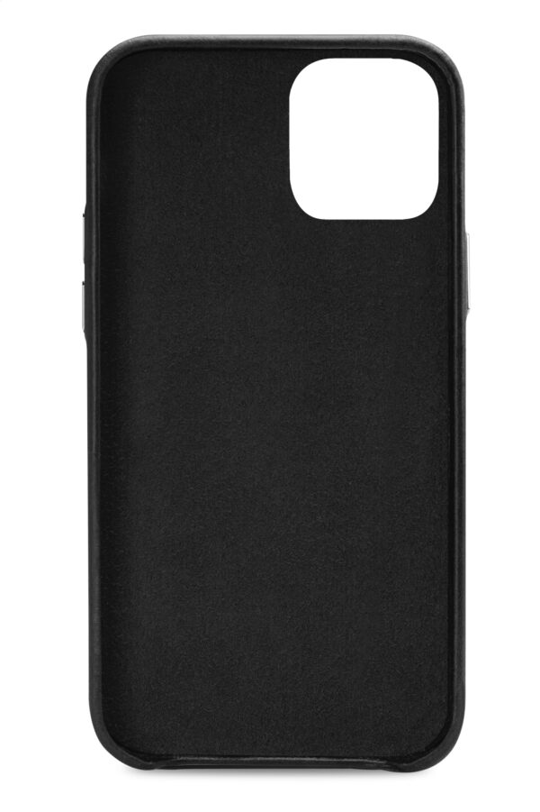 Senza Pure Leather Cover With Card Slot Apple Iphone 13 Deep Black - Afbeelding 2