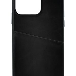 Senza Pure Leather Cover With Card Slot Apple Iphone 13 Pro Deep Black