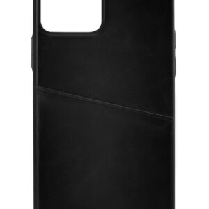 Senza Pure Leather Cover With Card Slot Apple Iphone 13 Pro Max Deep Black