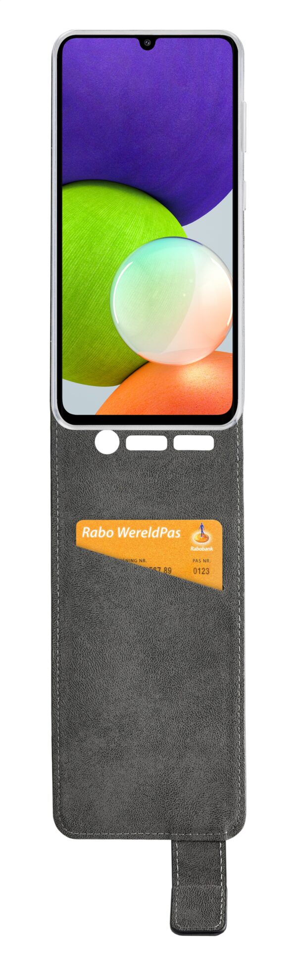Mobilize Classic Gelly Flip Case Samsung Galaxy A22 4G Black - Afbeelding 3