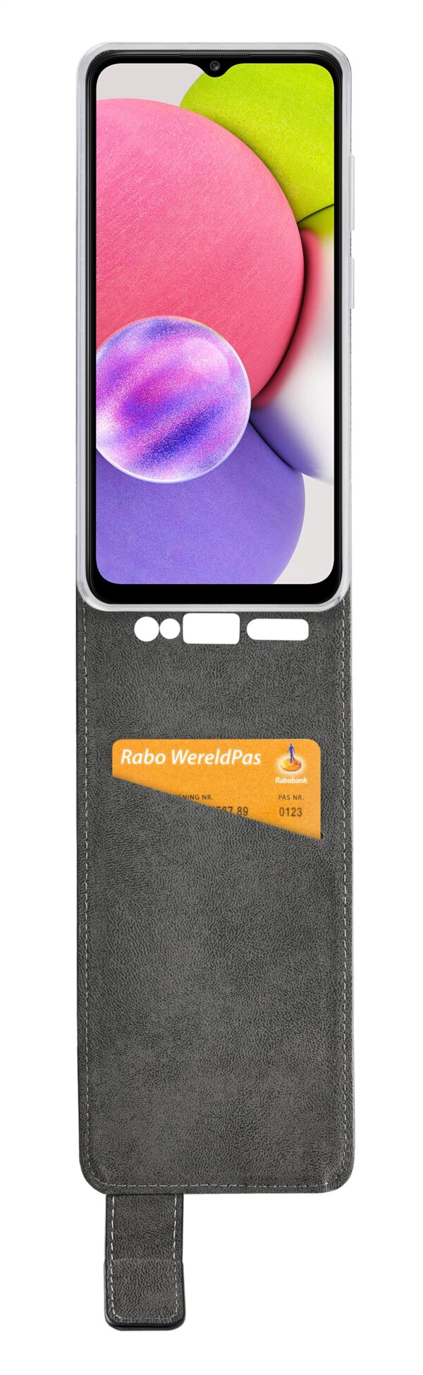 Mobilize Classic Gelly Flip Case Samsung Galaxy A03S Black - Afbeelding 3