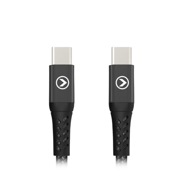Mobilize Strong Nylon Cable Usb-C To Usb-C 2M. 100W Black - Afbeelding 9