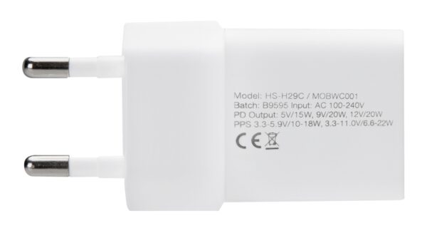 Mobilize Wall Charger Usb-C 20W With Pd/Pps White - Afbeelding 5