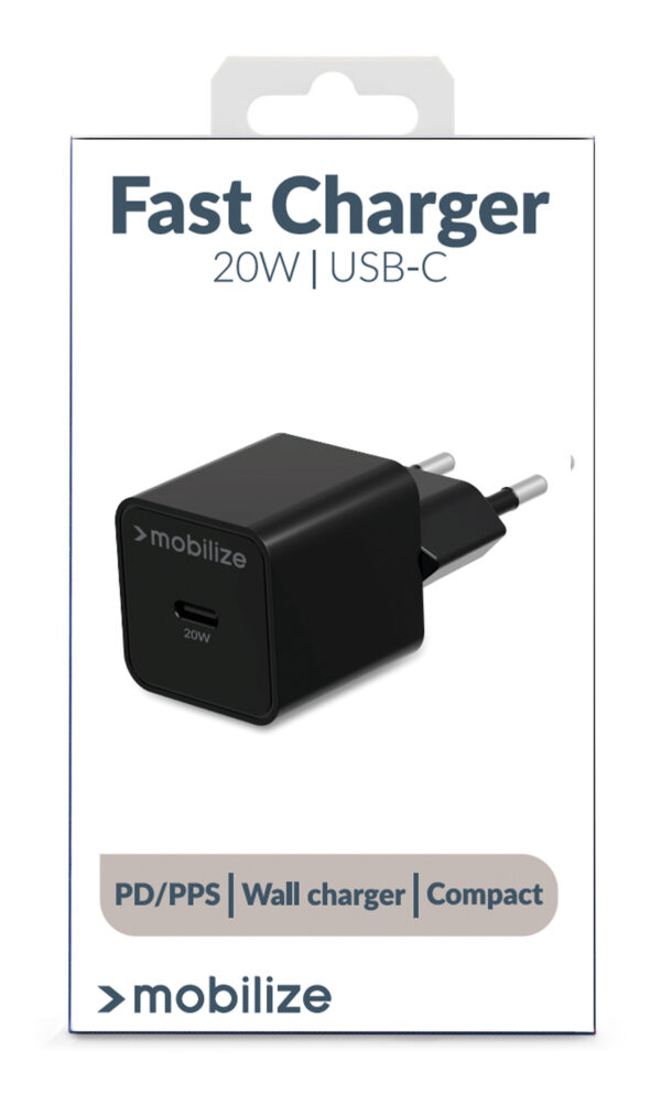 Mobilize Wall Charger Usb-C 20W With Pd/Pps Black - Afbeelding 11