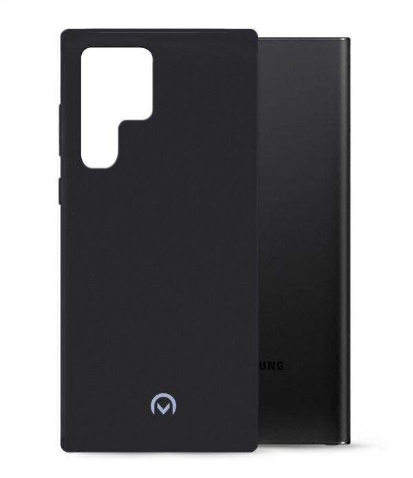 Mobilize Rubber Gelly Case Samsung Galaxy S22 Ultra 5G Matt Black