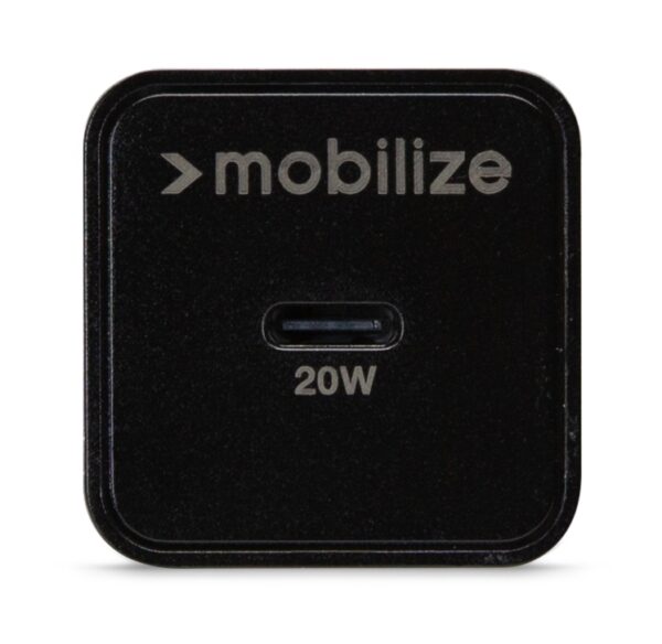 Mobilize Wall Charger Usb-C 20W With Pd + Mfi Lightning Nylon Cable 1.2M Black - Afbeelding 5