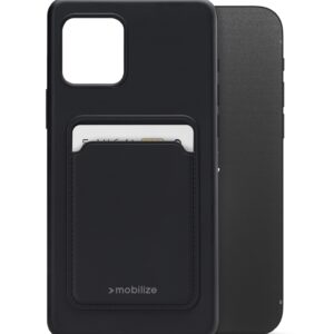 Mobilize Rubber Gelly Card Case Apple Iphone 12/12 Pro Matt Black