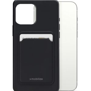 Mobilize Rubber Gelly Card Case Apple Iphone 13 Pro Max Matt Black