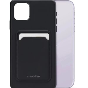Mobilize Rubber Gelly Card Case Apple Iphone 11 Matt Black