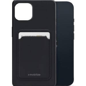 Mobilize Rubber Gelly Card Case Apple Iphone 13 Matt Black