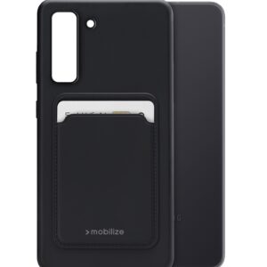 Mobilize Rubber Gelly Card Case Samsung Galaxy S21 Fe 5G Matt Black