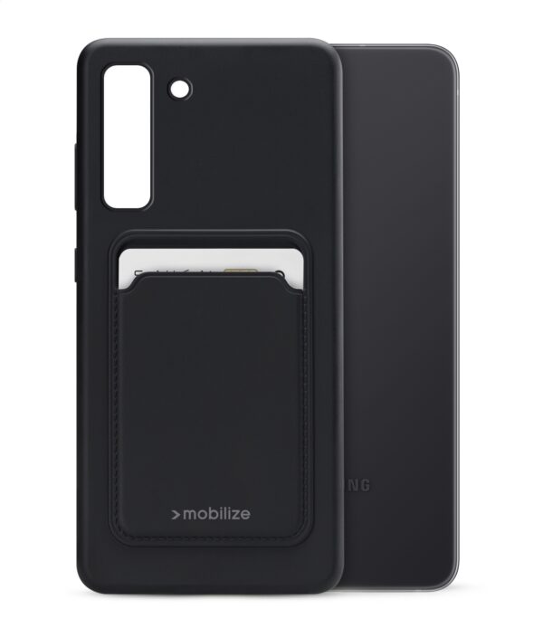 Mobilize Rubber Gelly Card Case Samsung Galaxy S20 Fe Matt Black